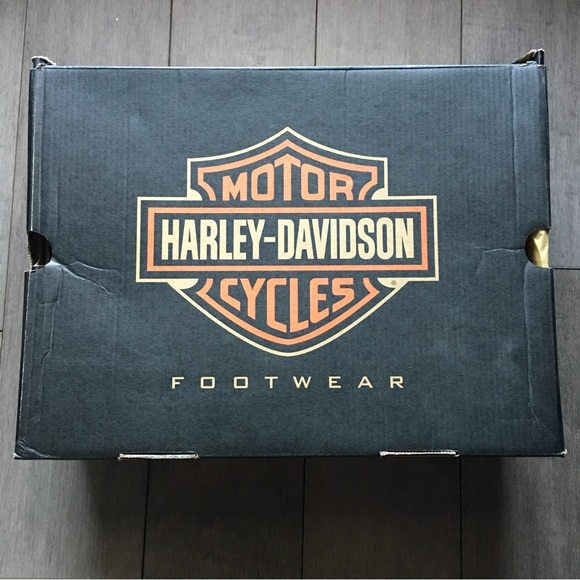 NEW Harley Davidson Men's SCOUT Black LTHR Motorcycle Riding Boots D9526… - Picture 2 of 15